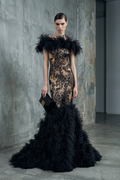 Off Shoulder Evening Gown