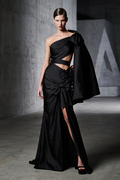 Asymmetric Evening Dress