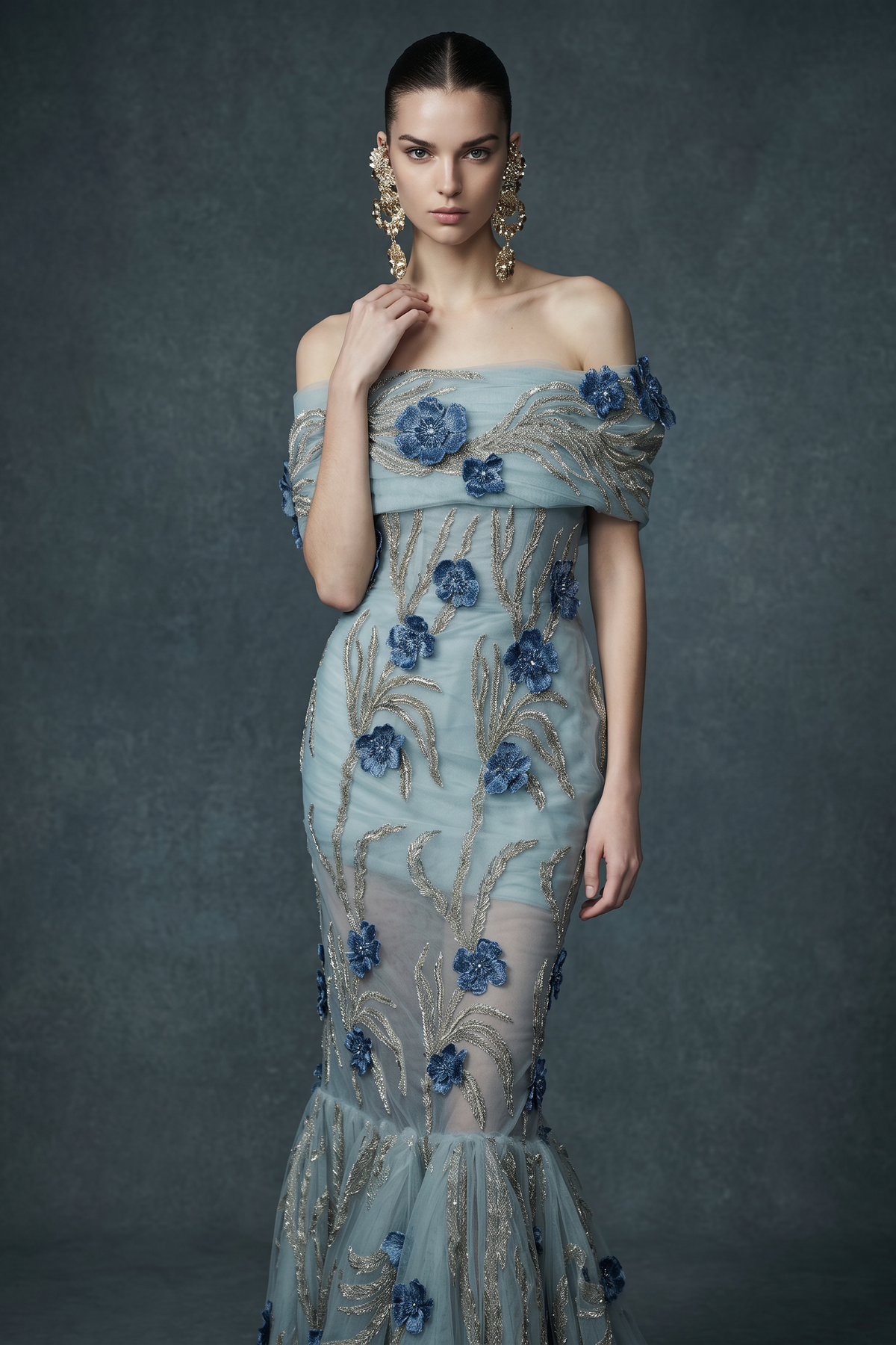 Off Shoulder Gown