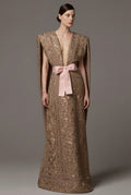Caped Shoulder Kaftan