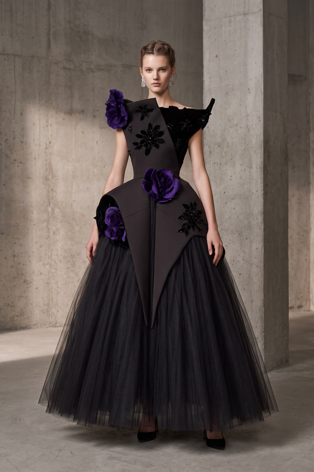 Structured Evening Gown