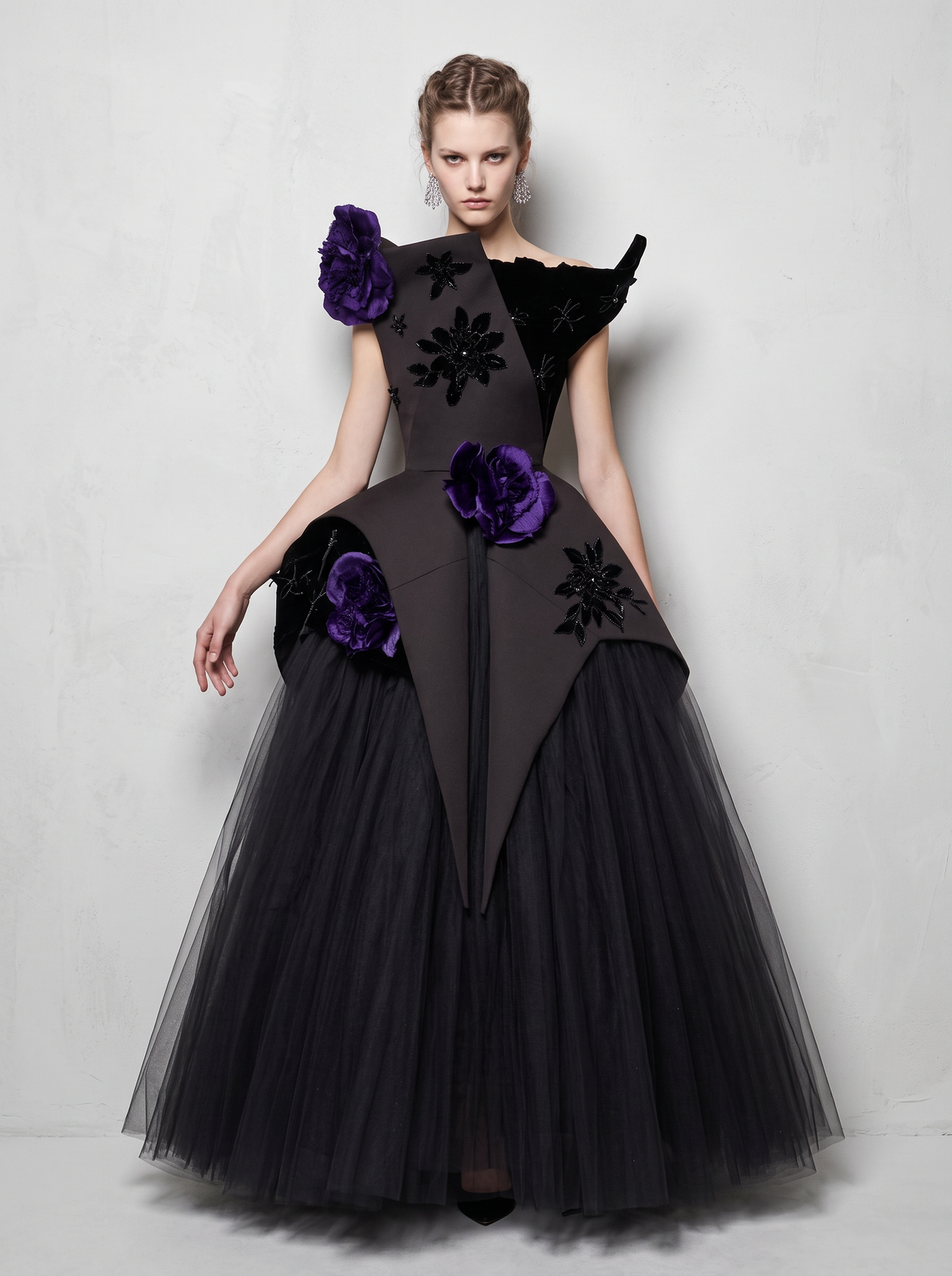 Structured Evening Gown