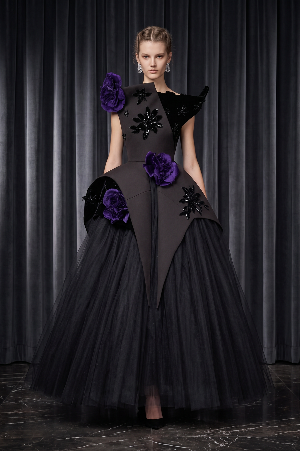 Structured Evening Gown