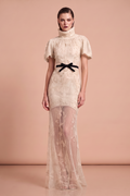 Illusion Skirt Gown